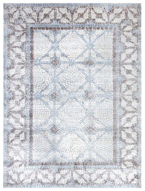 Mosaic Slate Blue Silver